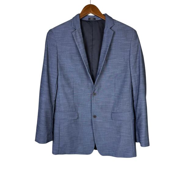 Calvin Klein Big Boy 20 Blue Two Button Blazer Sports Jacket Dinner Jacket - Picture 8 of 13